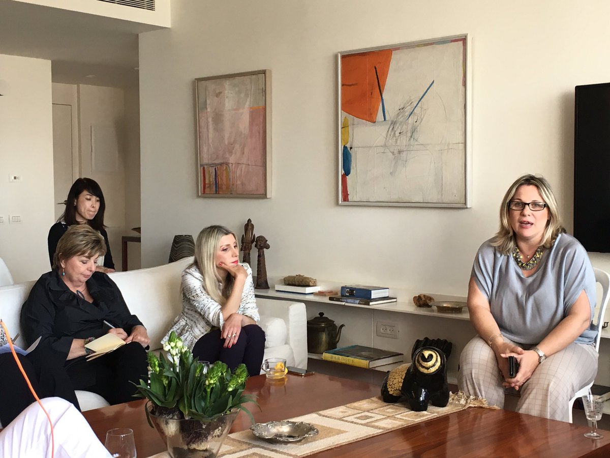 Interesting post elections discussions with <a href="/KseniaSvetlova/">Ksenia Svetlova كسنيا سفطلوفا</a> in women’s diplomatic circle. Thank you <a href="/WomenWagePeace/">נשים עושות שלום</a> for organizing the meeting.