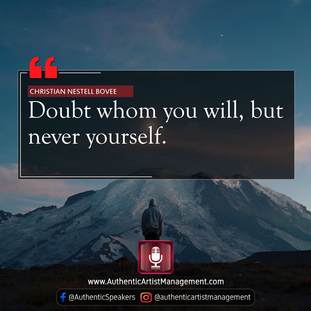 AuthenticSpeech's tweet photo. Yesss! Never doubt yourself. #neverdoubtyourself #believeinyorself https://t.co/braDDggMLc