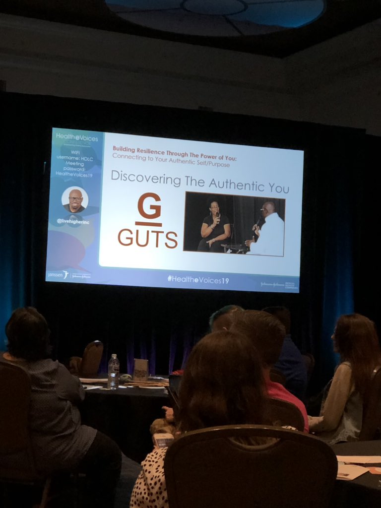 mrs_kam's tweet image. The journey you’re on in navigating your health diagnosis starts with your internal #GPS and seeing life beyond your diagnosis! Thanks Marvin Anderson for inspiring this room today to #livehigher at #healthevoices19! Check it out on #HealtheVoicesLive