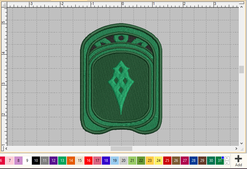 nerdandneedle's tweet photo. I'm working my way through the coins! I'm even going to stitch out my joke one for funsies ;) #destiny2 #gambit #gambitcoin #embroidery #wip https://t.co/76lwP7jgwz