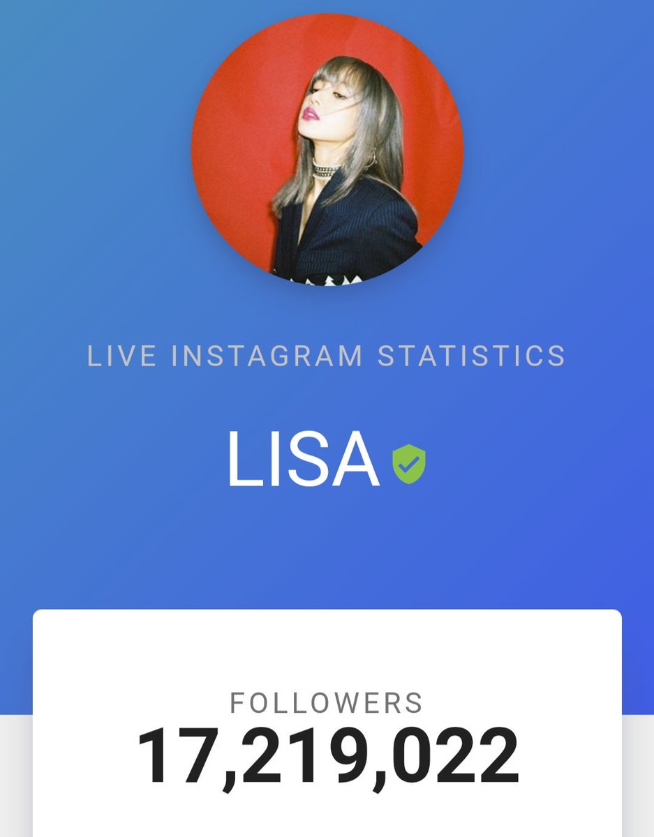 LALISAOKK's tweet photo. [UPDATED] Lisa's instagram followers #lisa #blackpink #lalisa #리사 #LalisaManoban #LisaBLACKPINK #queenlisa #AISXLISA #KILLTHISLOVE #KILLTHISLOVEwithBLACKPINK #Lisa17MPARTY https://t.co/xABnyJv5SC