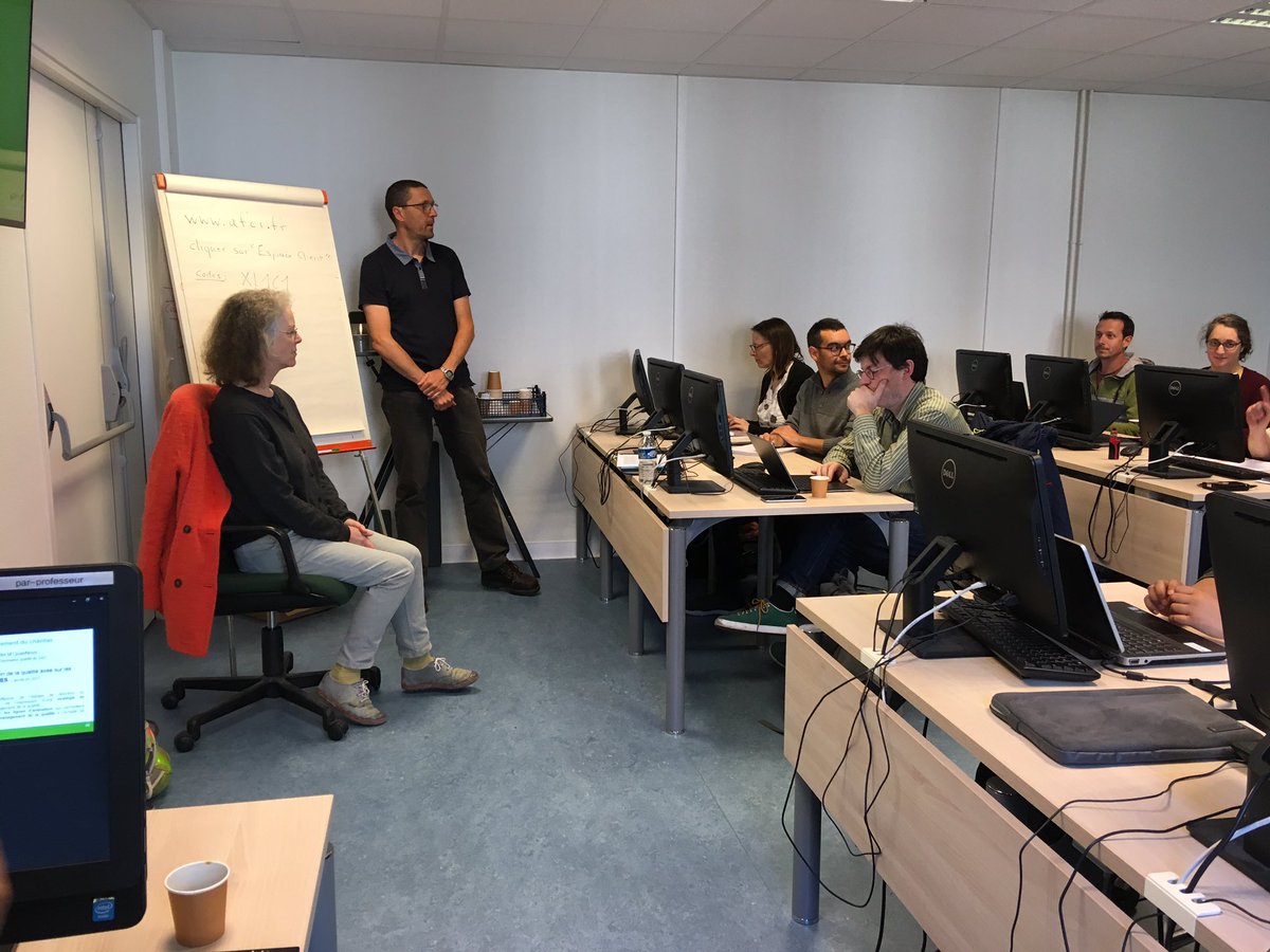VBatifol's tweet photo. Première data party @inrasad !
Dépôt du 1er jeu de données par les unités #dataverse #sygade #geoflow ! 👉@ist_inra #qualinous SAD https://t.co/R3Du3cWUXt