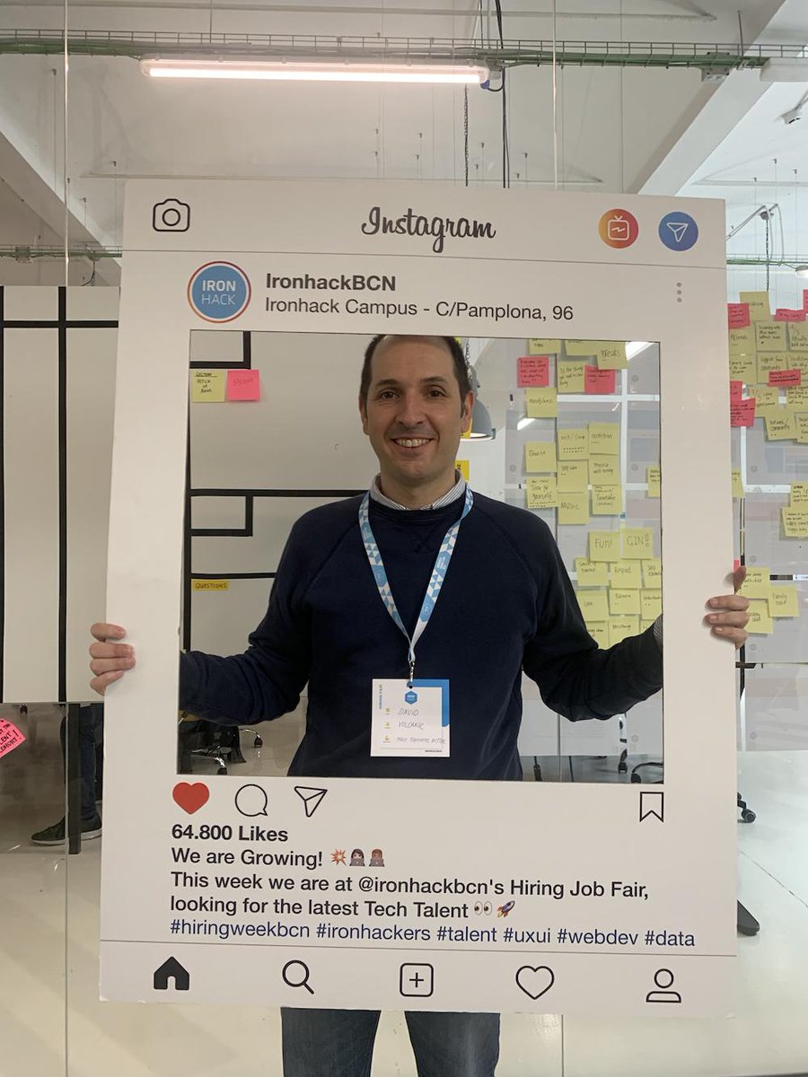 VolcanicTech's tweet photo. Aquest matí hem participat en el #hiringweekbcn de @IronhackBCN on hem pogut conèixer molta gent amb talent que esperem que ens ajudin a ampliar la família de @VolcanicTech en un futur immediat.
#webdev #ironhackbcn https://t.co/aJTHjjBR26