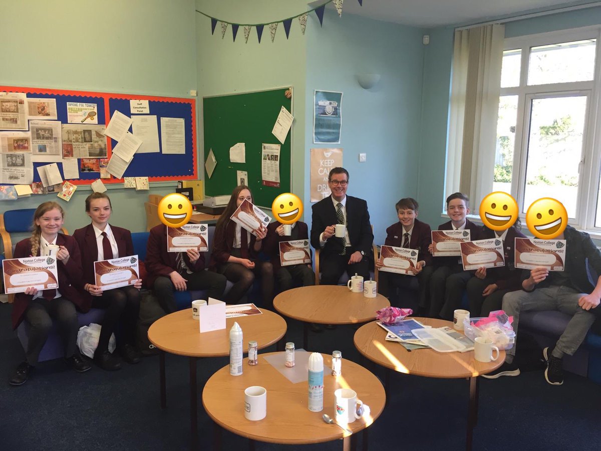 NortonCollege's tweet photo. Above and Beyond contribution to Norton - a bumper #HotChocwiththeHead #bestbitoftheweek https://t.co/NiRNzejaX1