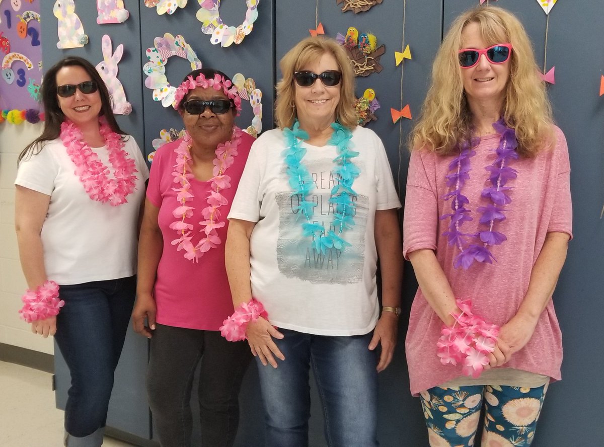 #TeamKidsFirstSpirit  Aloha! from Sandy, Debbie, Ellen and Joanna