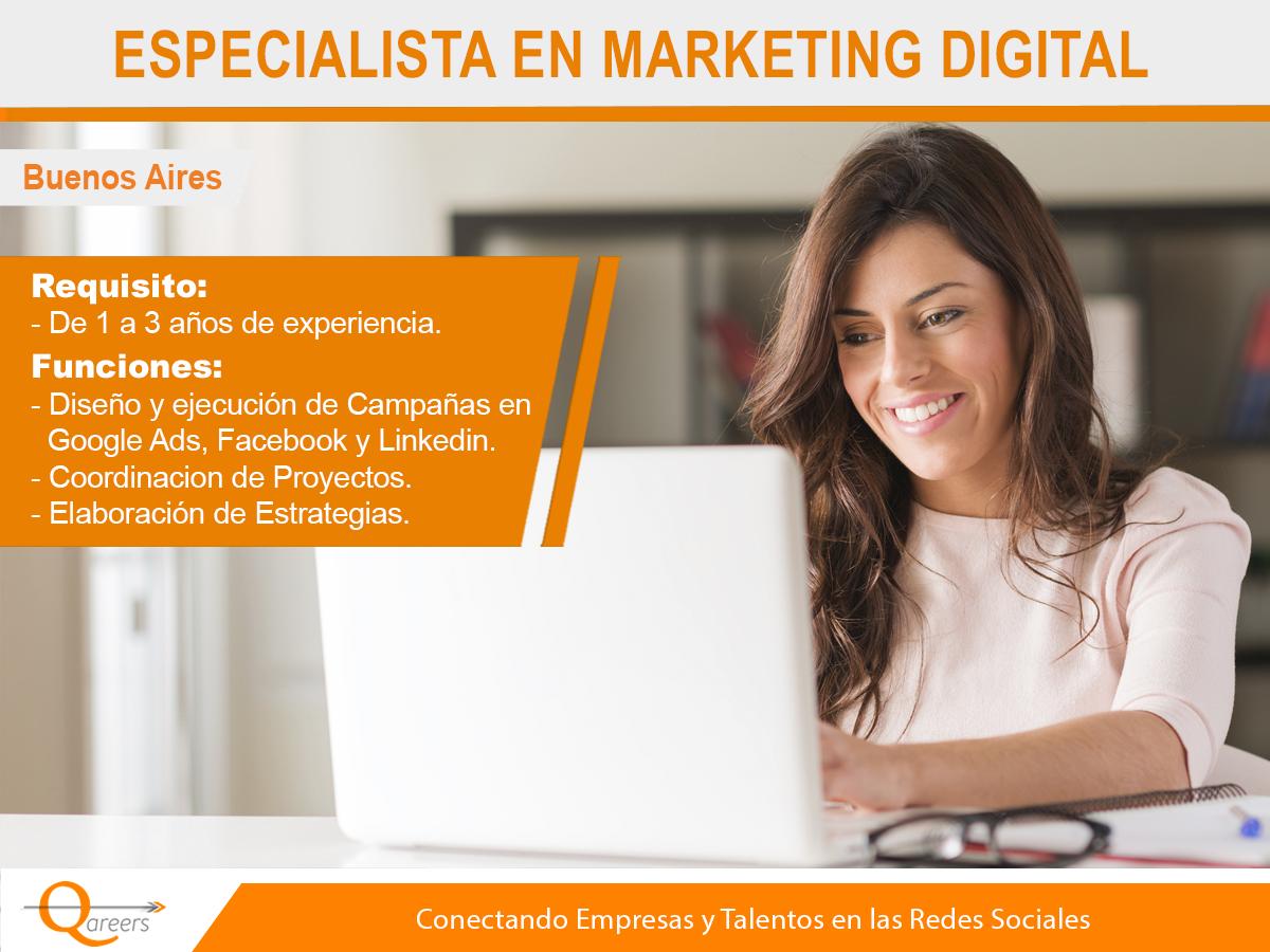 EmpleosEnArgent's tweet photo. **OFERTA LABORAL**
Se busca Especialista en #MarketingDigital en #BuenosAires.
Postula aquí 👉 https://t.co/BCKRxXoONQ
Más detalles en el link.

#Trabajo #Empleo #Laburo https://t.co/Ncik9QEfA3