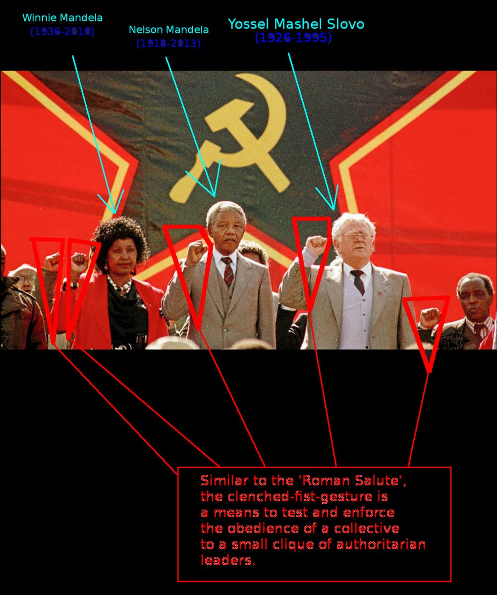 LGcommaI's tweet photo. #Communism
#Erkennungszeichen
#ProxyWarriors
#NonverbalCommunication
#RaisedFist
#Revolution
#signlanguage
#Symbolism  

#WinnieMandela, #NelsonMandela, #JoeSlovo, [a person unknown to me], and #KatarinaBarley: https://t.co/8lu4uj5jiF