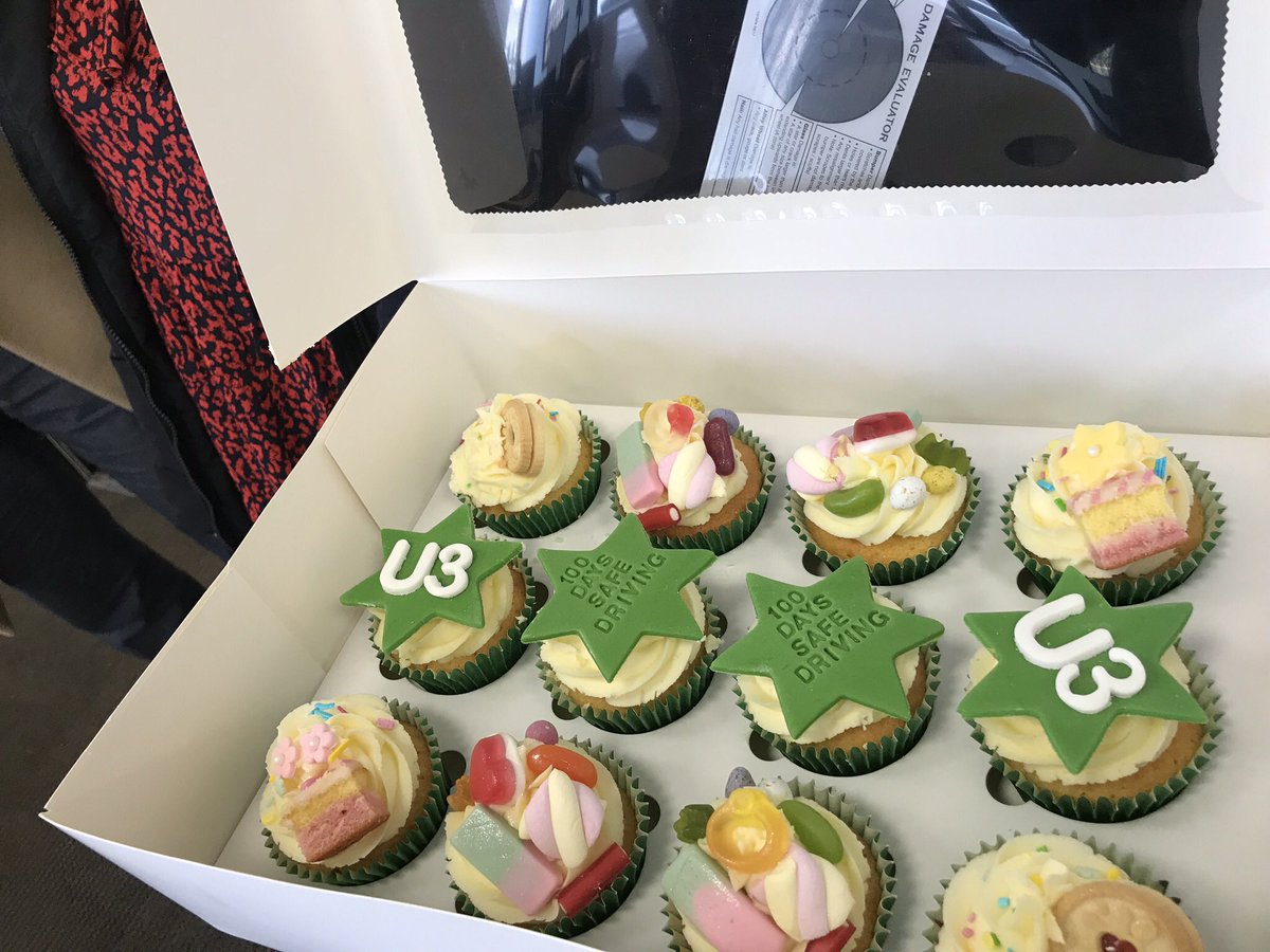 Great dropping off some cakes to enterprise knotty Ash to celebrate 100 days sage driving . Well done <a href="/antriggz/">ant 🔪</a> and the team, keep driving safe @U3Vancentre <a href="/gpincheshire/">Gary Palmer</a> <a href="/U3BetterMan/">Shannon Procter</a> <a href="/Daychall/">David Challinor</a>