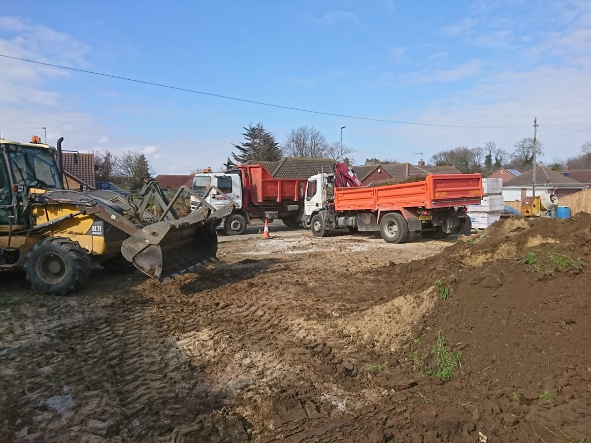 Site Clearance, Footings, Muckaway, Ready-Mix Concrete, Sand and Gravel, Crushed Concrete &amp; Rubble Family business for over 70years   pwwaters.co.uk