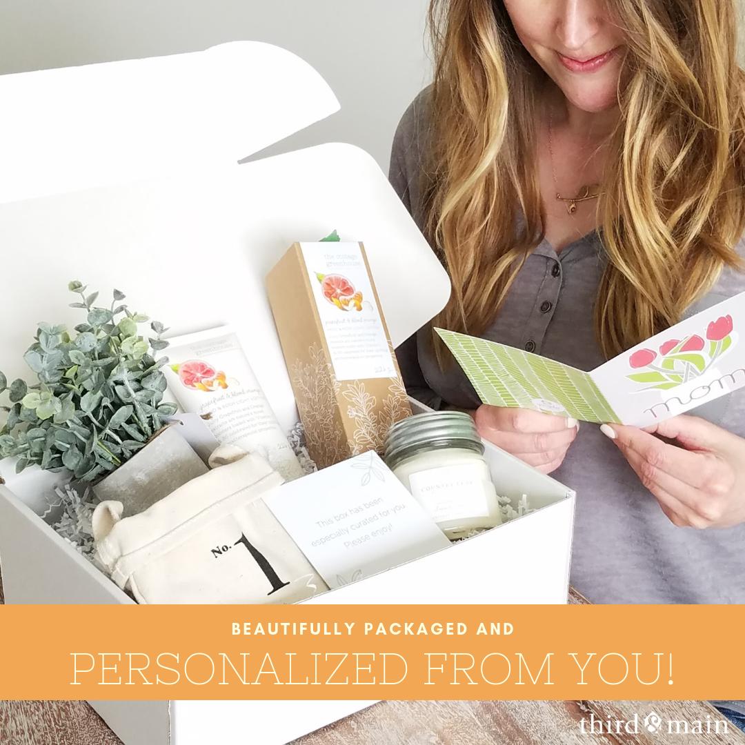mythirdandmain's tweet photo. We've got your gift giving covered for mom! This box contains beautiful hand selected items that she will love.  Choose your card and we can hand write your gift message.  Comes packaged and ready to give! https://t.co/STsKwo8Ac8 https://t.co/IPCjtNpFhP