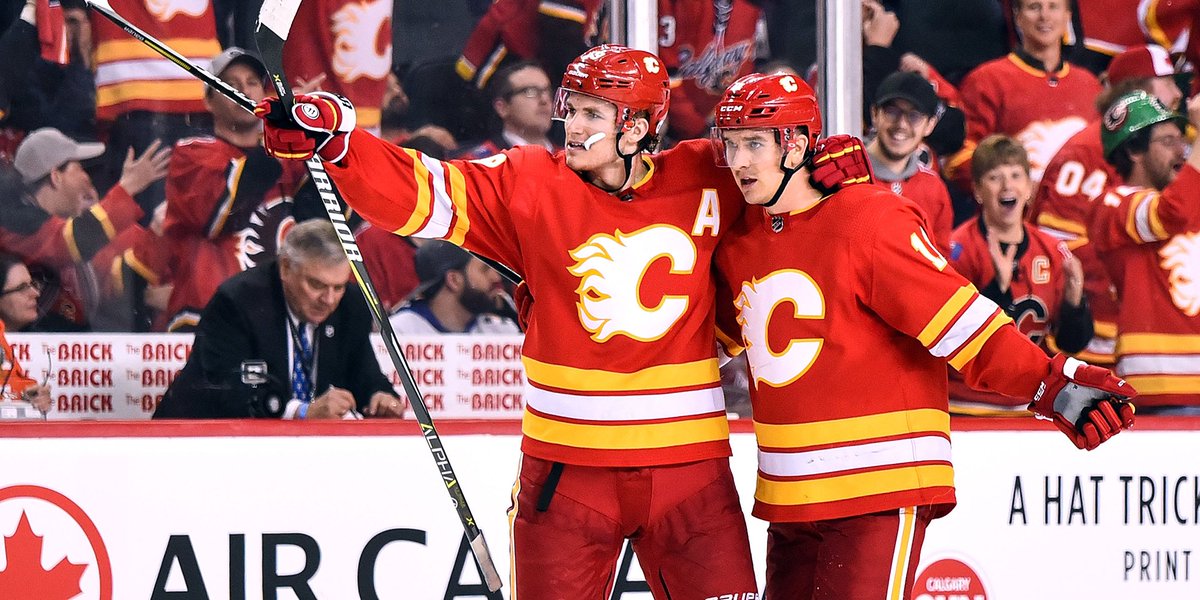 NHLFlames's tweet photo. #FridayFeeling https://t.co/qjYUkqoKqO