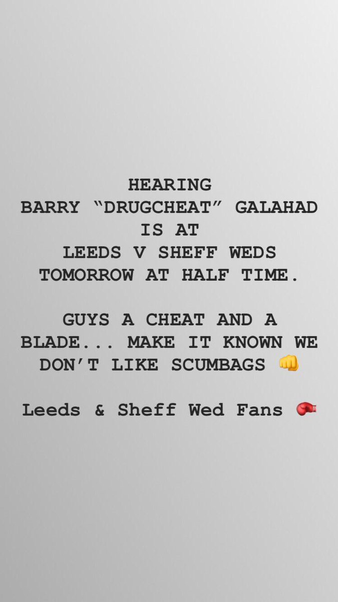 <a href="/lufc/">Leeds United</a> <a href="/swfc/">Sheffield Wednesday</a> #lufc <a href="/J_Warrington/">Josh Warrington</a> #KidGearhead