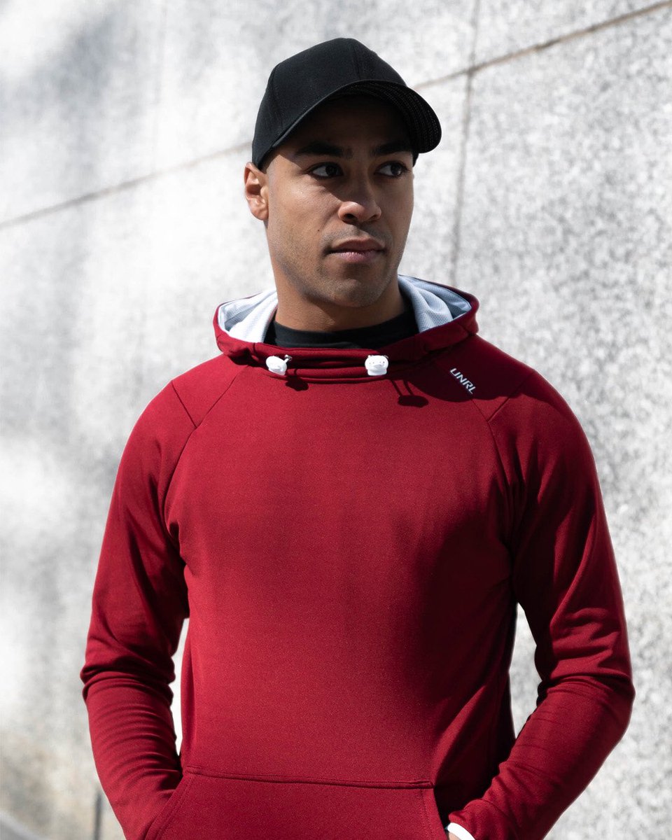 MJ just sent us a whole different colorway 🔥 

Shop the Dark Red Crossover Hoodie now: bit.ly/2IuwYX8