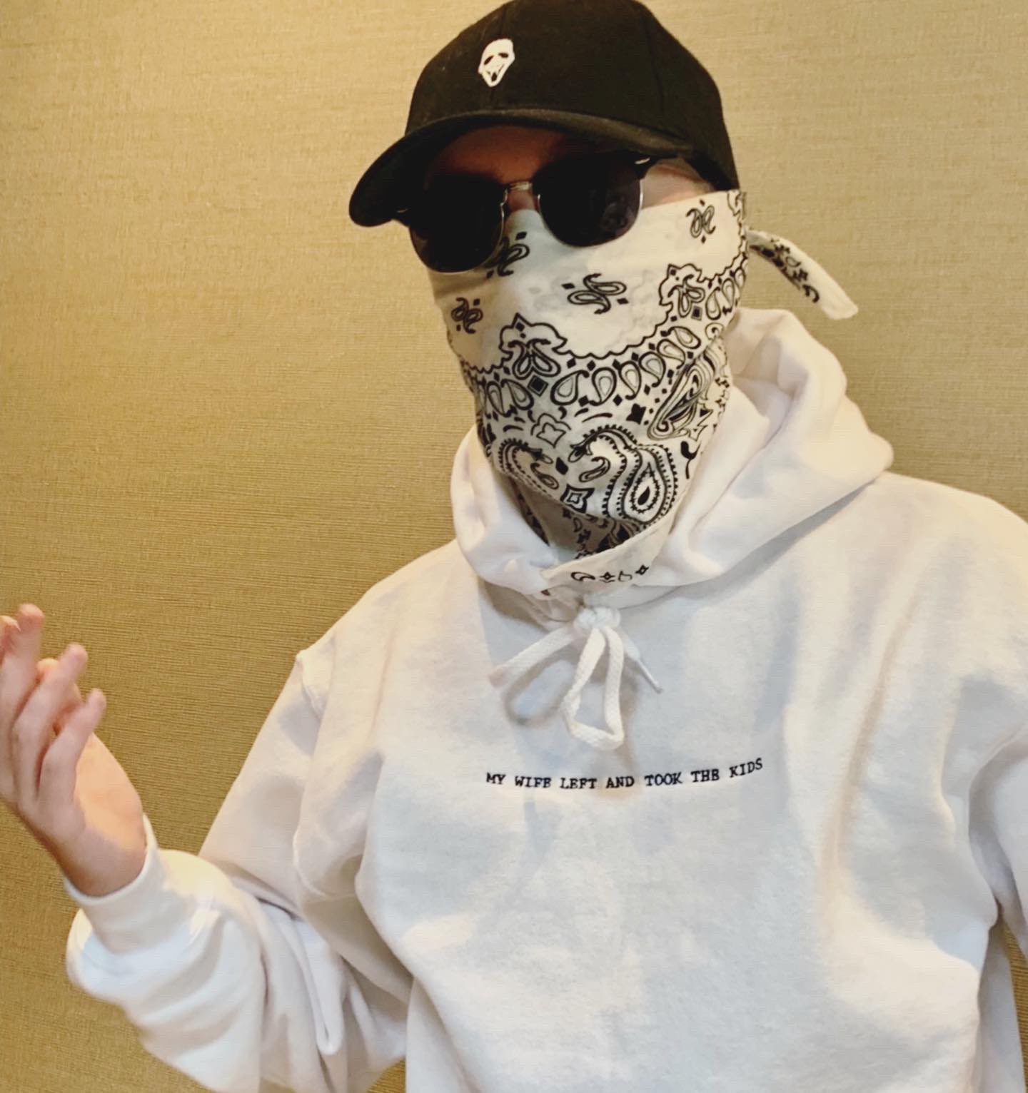 My wife left and clearance took the kids hoodie