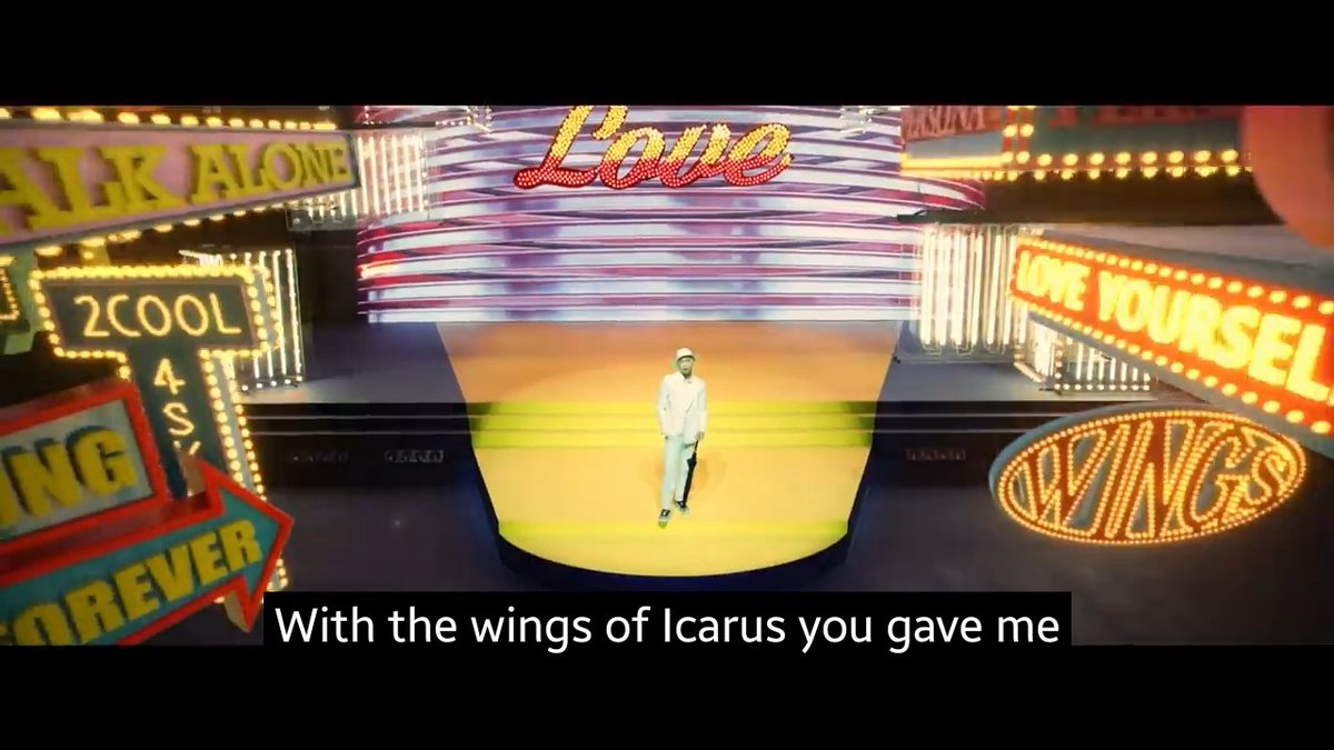 yunabiwooz's tweet photo. 'Wings of Icarus'
Our boys here won't stop giving us Greek hints. First Mikrokosmos and Dionysus and now Icarus, talking about the BIGGEST fans of Greek culture😂
...let's hope for a concert here as well😐 
Greek Armys fighting!!
#BTS #GreekArmy https://t.co/dACm4G0Du9