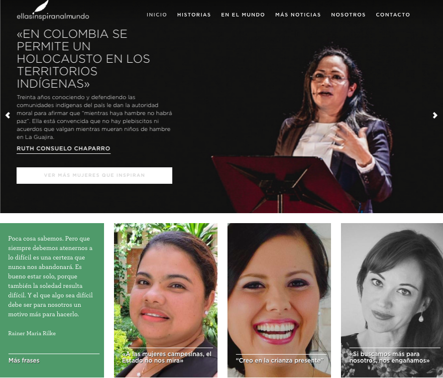 Estas historias de mujeres valiosas inspiran y aportan para la transformación de una sociedad confundida. ellasinspiranalmundo.com  <a href="/GobBoyaca/">Gobernación de Boyacá</a> <a href="/josegacel/">José Celis</a> <a href="/CerroMatosoSA/">Cerro Matoso S.A.</a> <a href="/NaslySalced/">Nasly Salcedo</a>