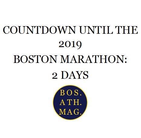 bostonathletema's tweet photo. COUNTDOWN TO THE 123RD BOSTON MARATHON: 2 DAYS
#2019bostonmarathon #bostonmarathon2019 #BostonMarathon #BostonMarathonCountdown #BostonAthlete #BostonRunner #BostonAthleteMagazine #BostonRunning #Running #bostonsports https://t.co/DxMTEOwmnR