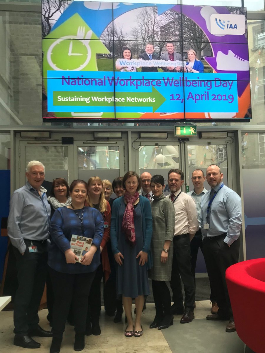 IAApress's tweet image. The IAA celebrating National Workplace Wellbeing Day - Sustaining Workplace Networks #Workwell19 @SpectrumLife_ @DavidGillick #DavidGillick @_officehealth