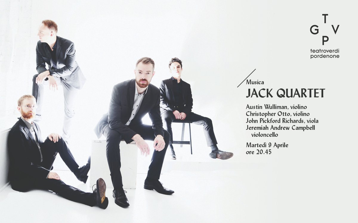 TeatroVerdiPN's tweet photo. @AlbertoMassarot @NonSoloCinema "Un gruppo strepitoso con un programma unico, eppure il #concerto del @jackquartet al  @TeatroVerdiPN è stato molto ma molto di più!"
#Ligeti #Carter #DiCastri #Rodericus #musica #review 
LEGGI >> https://t.co/HY79DZA9eu https://t.co/2aZy3FpjYi