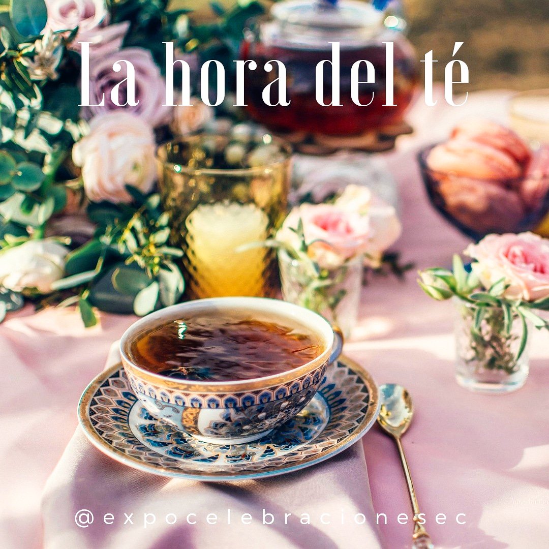 Expocelebra's tweet photo. 🍵 Aftenoon Tea o La hora de Té es una tradición británica que se realiza entre las 3 y 5 de la tarde. 💜  Es una linda opción para un evento donde las teteras, tazas, postres y bocadillos hacen parte de la decoración. 🍰
.
.
.
#expocelebracionesec #guayaquil #ec #ecuador #feria https://t.co/J30ZMSNxZm