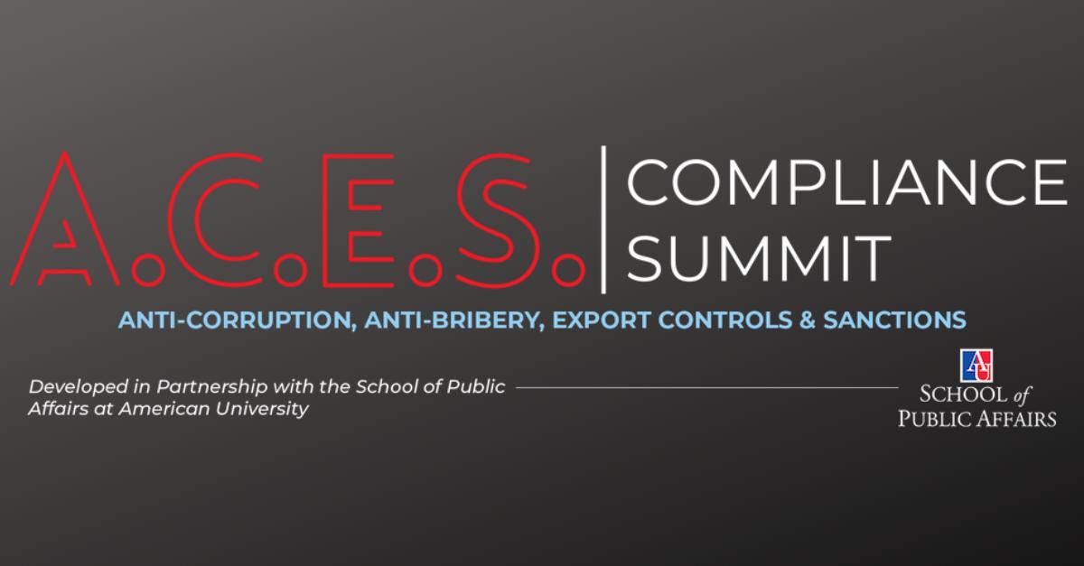 LowensteinLLP's tweet photo. Proud to be a #sponsor of the #ACESSummit 2019 in #DC on 4/16-4/17, where partners Doreen Edelman & Zarema Jaramillo will discuss various topics relating to #CFIUS, #anticorruption, #antibribery, export controls & #sanctions. https://t.co/AdJxB3Xvzc https://t.co/vWe648Gn5z