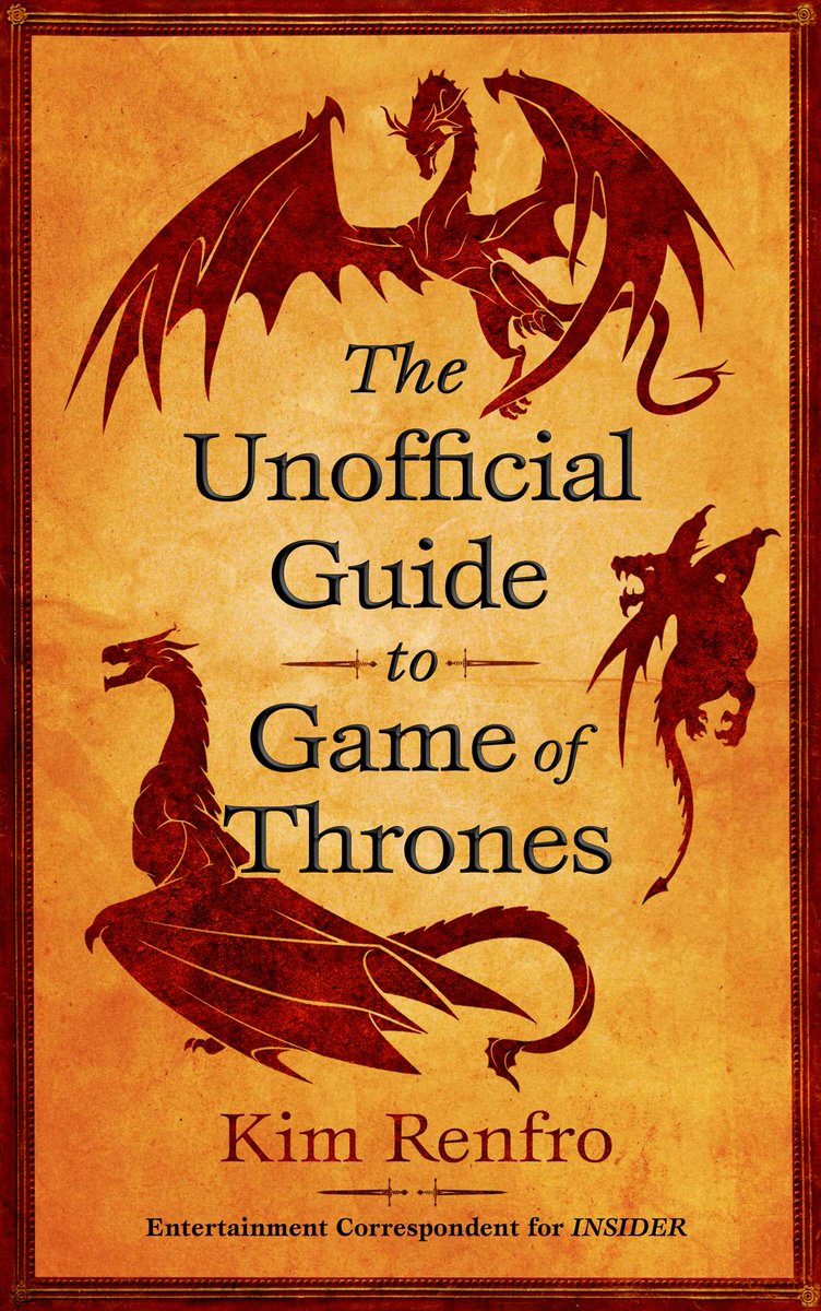 I am beyond excited to debut MY BOOK COVER for "The Unofficial Guide to Game of Thrones," coming to stores on October 8. You can pre-order it NOW here: amzn.to/2Kt6xUi