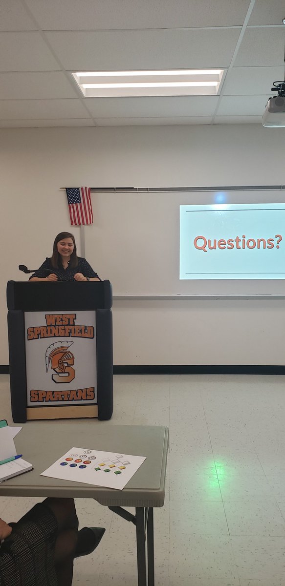 fcpsaap's tweet photo. West Springfield High School AP Research Students oral defense! Amazing, polished, professional presentations! #FCPS_POG. Great work Ms. Romano! https://t.co/YbLl2Il6Db