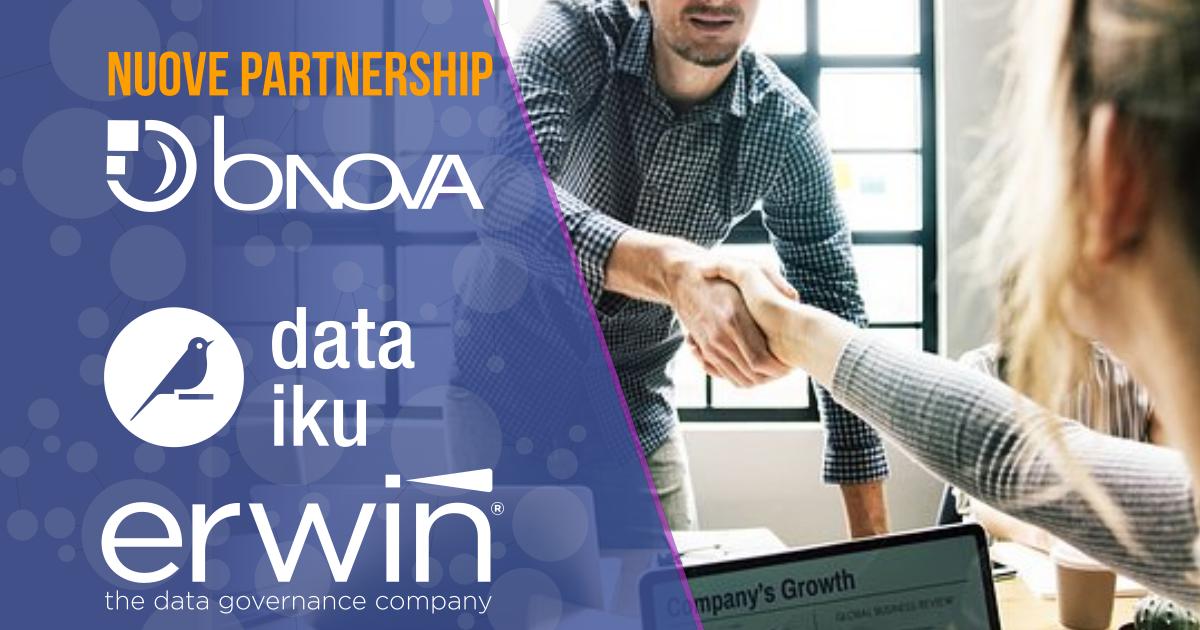 BNovaConsulting's tweet photo. Due nuove soluzioni andranno ad ampliare la nostra offerta in ottica #DataDriven: ufficializziamo le partnership con @erwininctweets , soluzione per la #DataGovernance, e @dataiku , #collaborativedatascience platform 
📰 ➡️ LEGGI https://t.co/SAsW0CWk8G https://t.co/bGDo6TNmu3