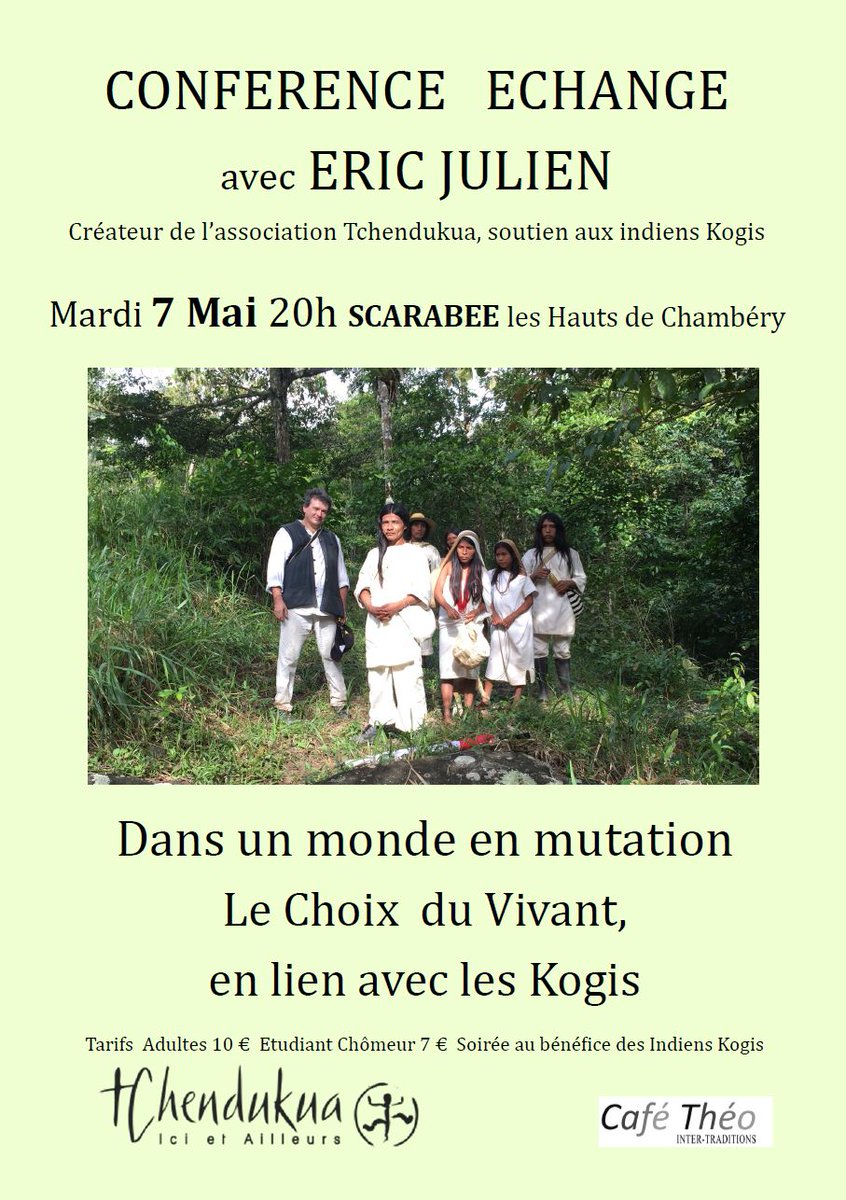 TchendukuaS's tweet photo. Conférence échange avec Eric Julien fondateur de Tchendukua
#tchendukua #environment #environmental #kogis #nature #climate https://t.co/3ip5XhGiWs