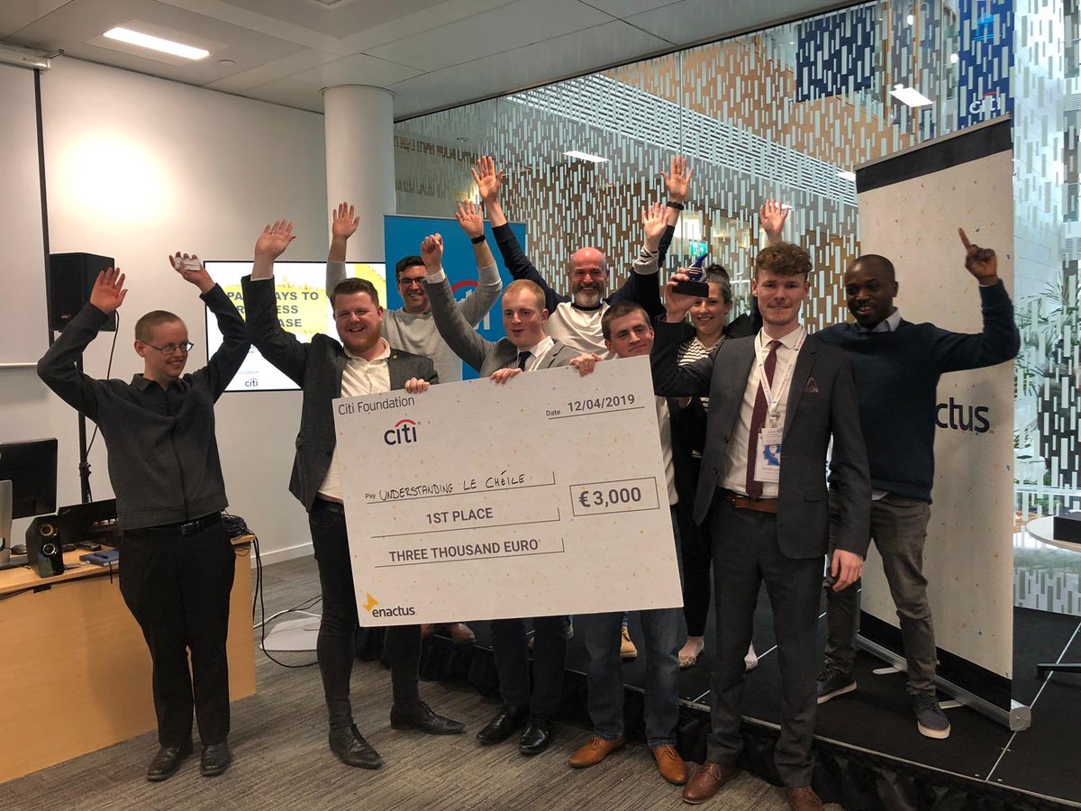 A huge congratulations to the 2019 winners of the #Pathways2Progress Programme is Understanding Le Chéile from <a href="/EnactusNUIG/">Enactus NUI Galway</a> - an autism awareness workshop for schools &amp; businesses that empowers people with autism to run the workshops! #WeAllWin #Pathways2Progress