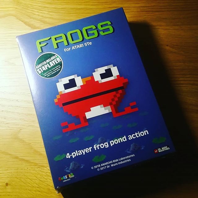 nostalnerd's tweet photo. Received a new Atari STe game in the post today, courtesy of Thomas IIg.

FROGS. Looking forward to some true multiplayer gaming with this.

#atatist #retrogaming #retrogame https://t.co/kqkSORrGMH https://t.co/49oE9ijHTi