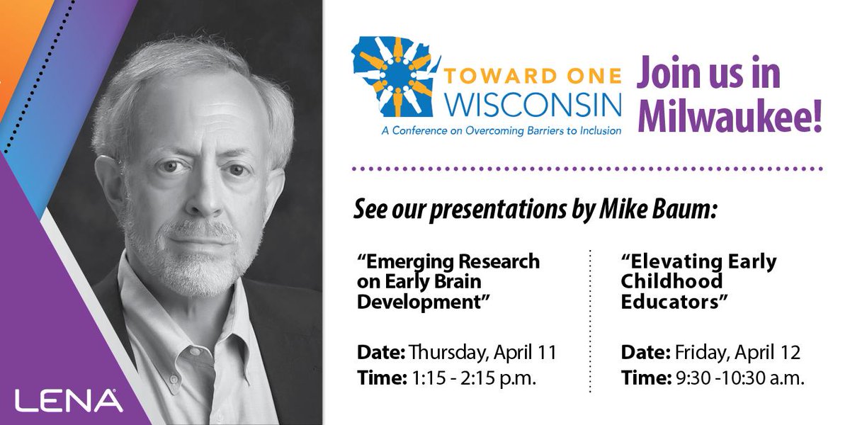 LENAEarlyTalk's tweet photo. What does it look like when early childhood educators are valued and supported? Join us today at #TowardOneWisconsin for a conversation on how professional development can help to elevate the #ECE workforce. https://t.co/2BC0MwOXD5