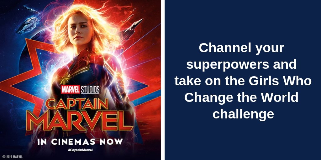 STEMLearningUK's tweet photo. Alongside @IBM_UK_News and @MarvelUK, we're challenging girls aged 11-14 to put their skills to the test! Girls Who Change the World invites young people to come up with ideas that will change the world for the better #IBMSTEM #CaptainMarvel https://t.co/oM7eg8NSFk https://t.co/5HCQa1XCdn