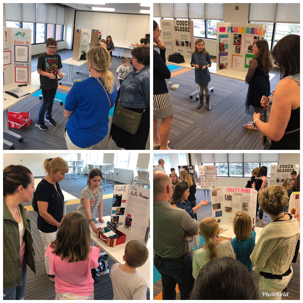 SharonSuriano's tweet photo. It’s always such a pleasure to see our @GahannaJeffersn young scientists and problem solvers in their element. Thank you, @InventionLeague Professor Prototype for joining our celebration! @SteveBarrett51 @JillNElliott @STEMIECoalition #kidinventors #gjpsScience https://t.co/E5LwRbkUR3