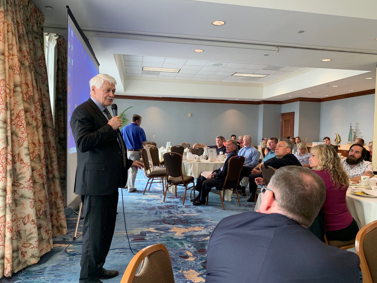 TimBucklandSN's tweet photo. ⁦@NewHanoverCo⁩ and municipal leaders getting valuable legislative updates from ⁦@RepHollyGrange⁩ ⁦@RepTedDavisJr⁩ and ⁦@harper4ncsenate⁩ at today’s beach towns breakfast. https://t.co/yqM79qxV22