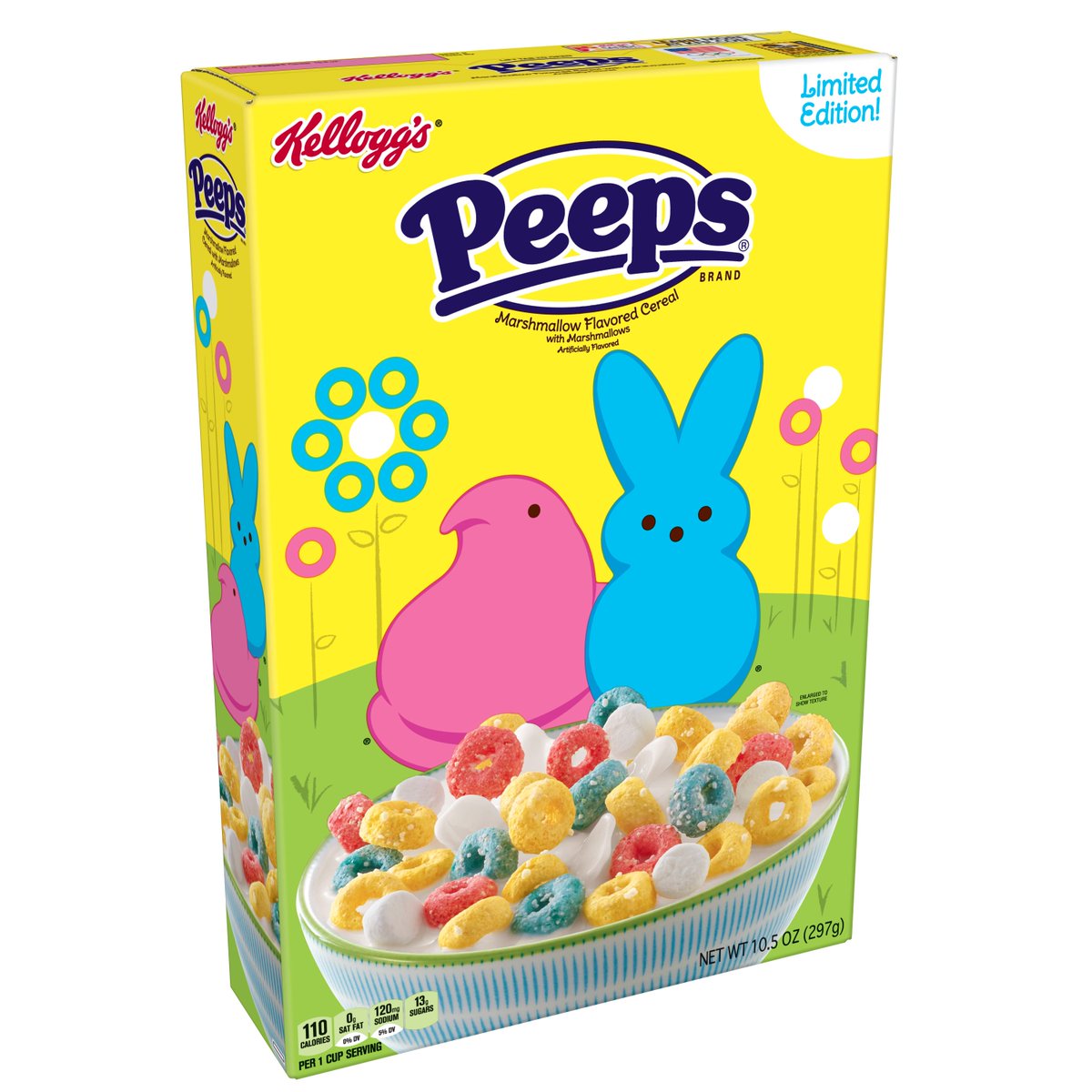 Spring is here and so is Peeps cereal. Available now for a limited time.