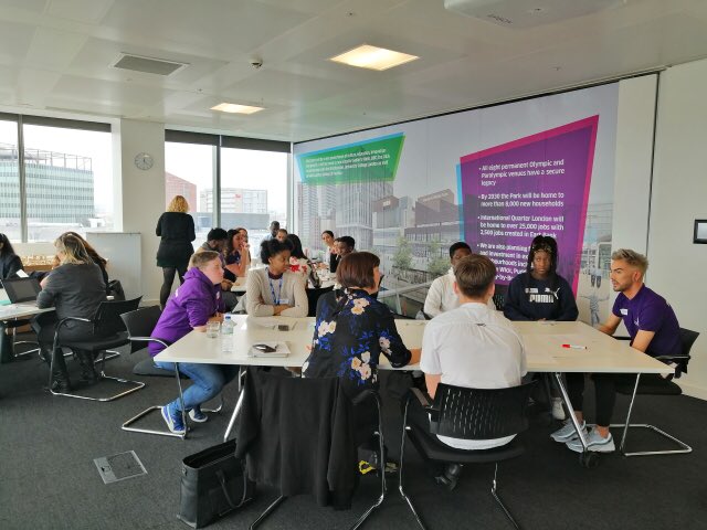 Tackling the issues around making employers #youthfriendly. Amazing group of young people from @worldskillsuk , @NationalCareers and @YEUK2012