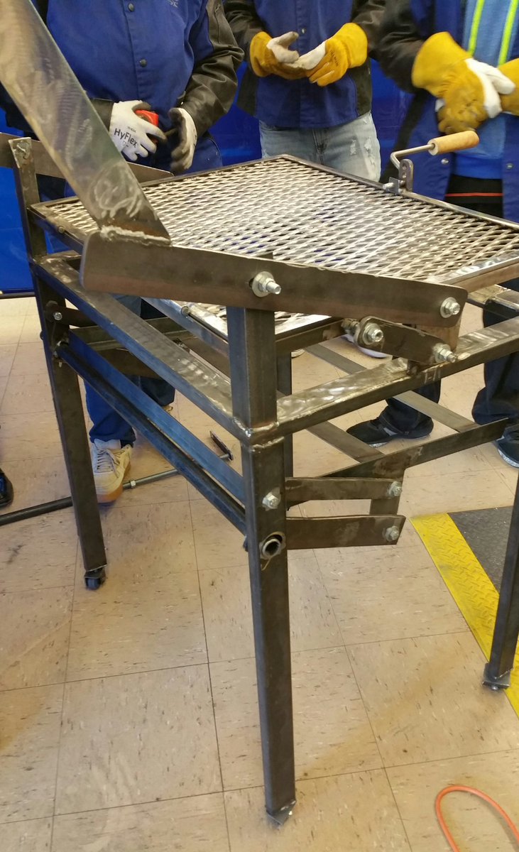 stacey_shumake's tweet photo. This student-built grill is just one of many examples of the student-focused design at @GHS_Cougars. Thanks for an inspirational school visit! @tipncorg https://t.co/7t5ZpTNrUB