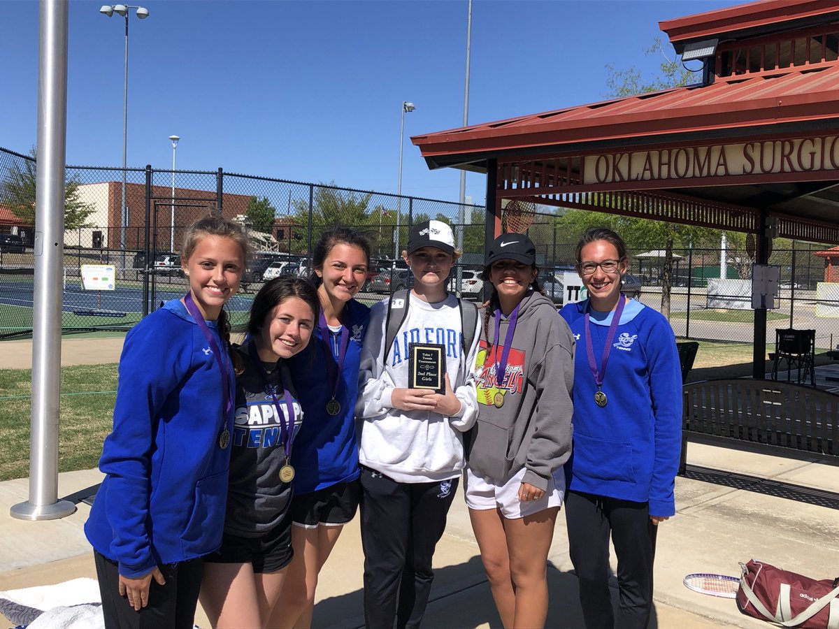 chieftaincircle's tweet image. Girls Tennis finishes 2nd in Beggs Invitational!