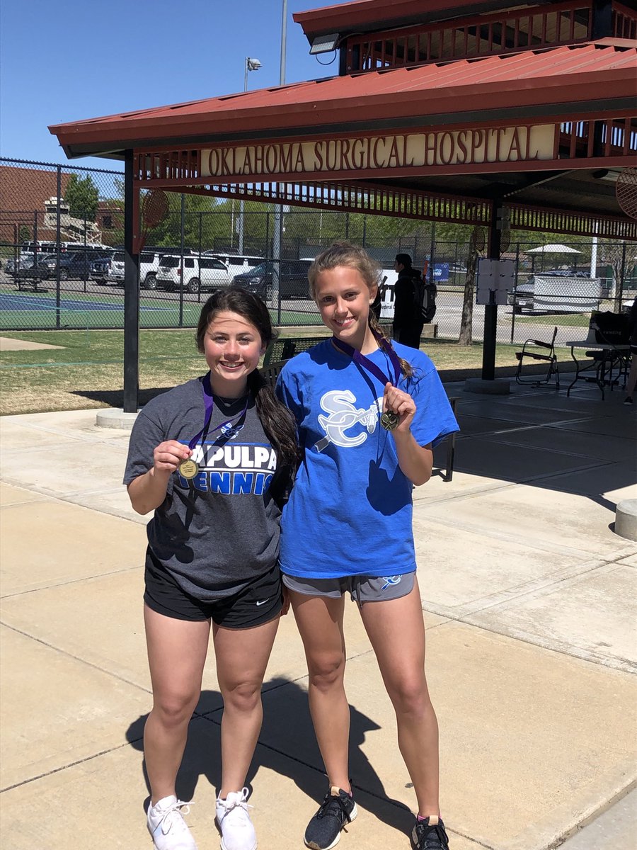 chieftaincircle's tweet image. Kayla William &amp;amp; Libby Chaffin finish 3rd #2 doubles