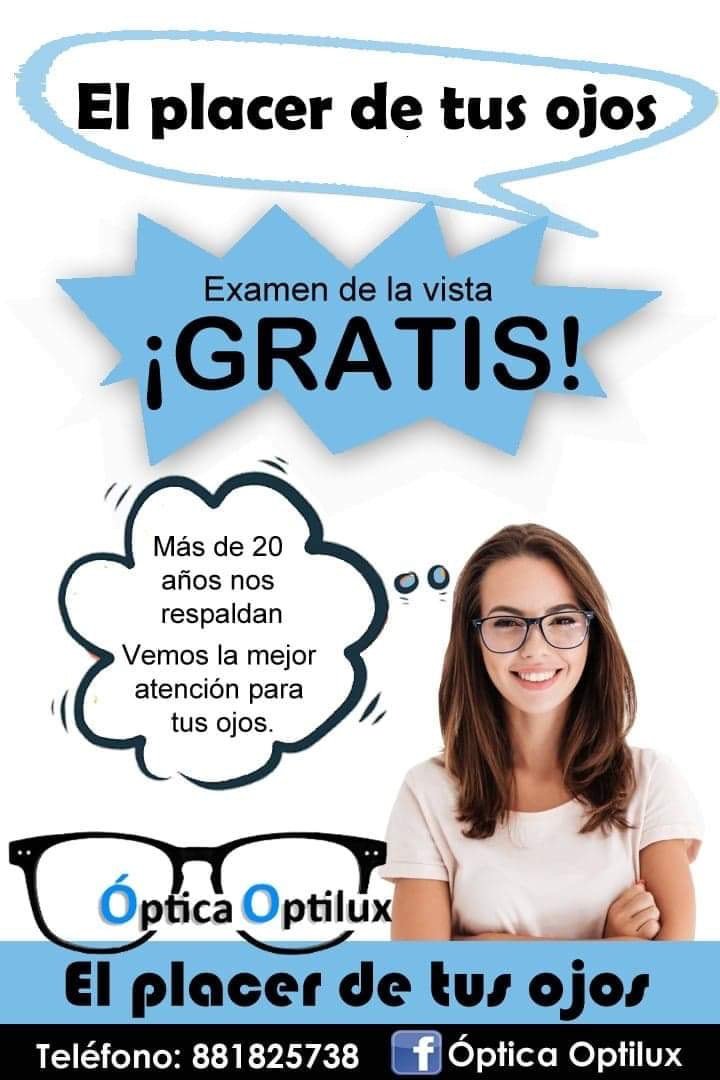 OOptilux's tweet photo. Te aseguramos que te verás bien, pero antes, ¡te haremos ver mejor!

Examen de la vista, gratis.👓
📍Visítanos en Juan Ignacio Ramón #102. Ote. 
Colonia Centro de Monterrey. https://t.co/t9ZhFlW1j9