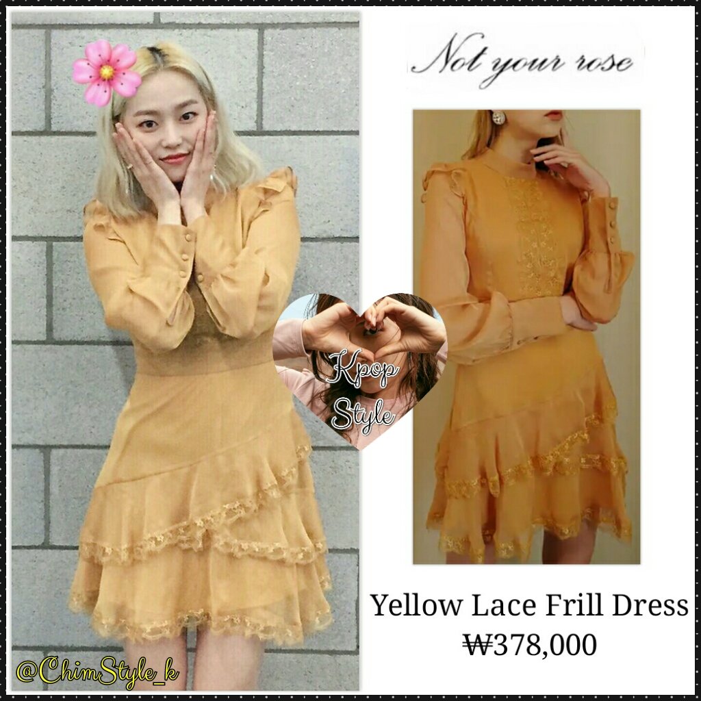 not your rose off shoulder frill dress