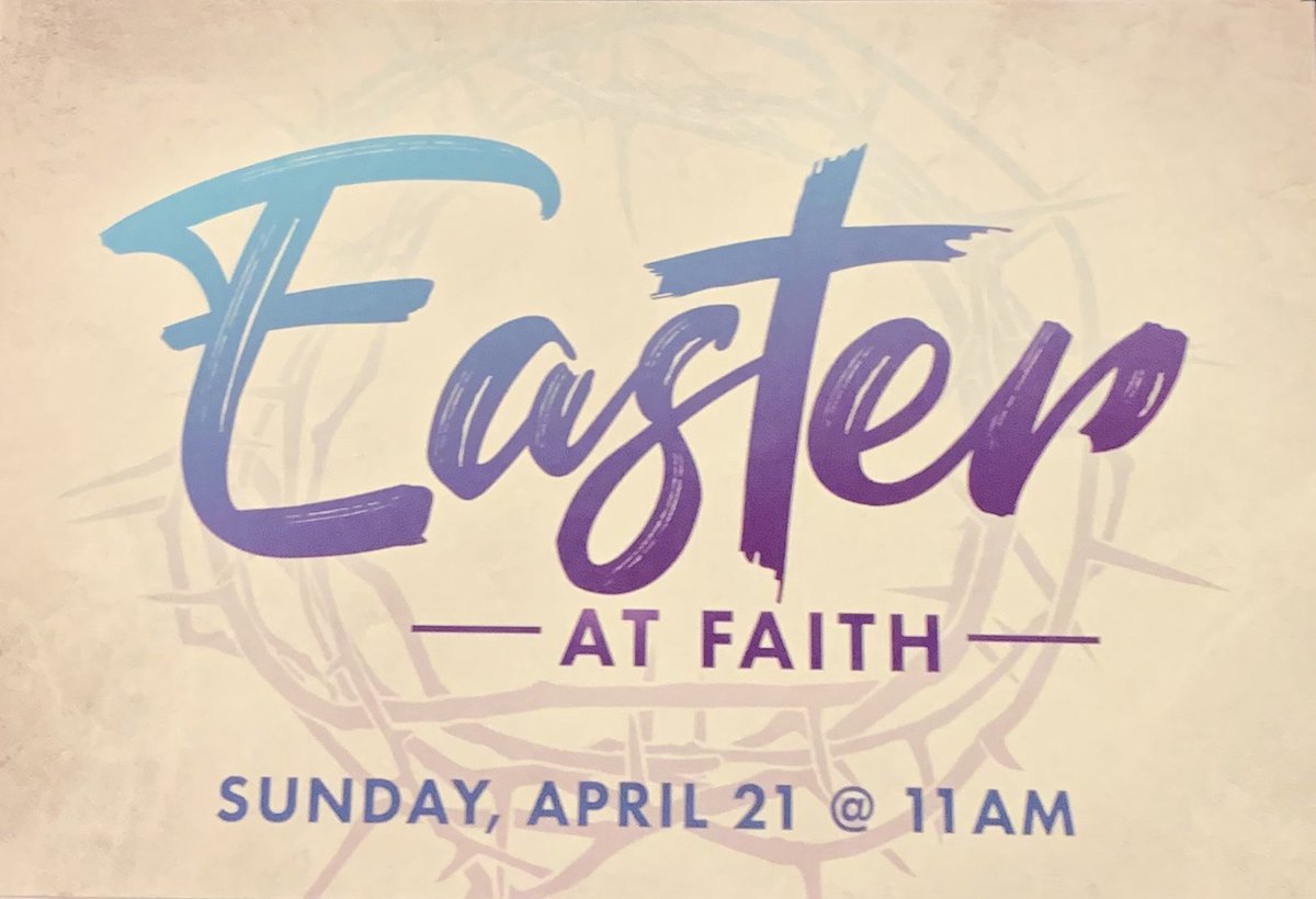 FaithBaptistPA's tweet photo. Join us this Easter as we celebrate the Risen Savior! https://t.co/MQ07tDjgWn