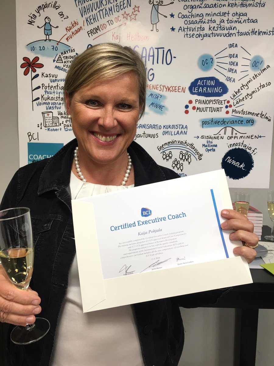KaijaCoco's tweet photo. Happy Certified Executive Coach today! #executivecoaching #bcicec #ammatticoach #icffinland #coaching https://t.co/UX0G5nAVAm