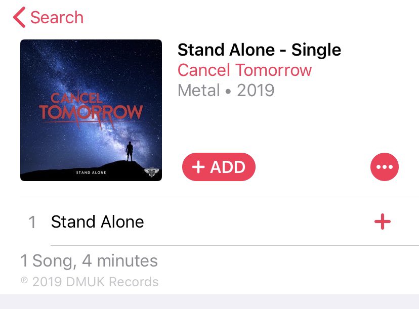 CancelTmrw's tweet photo. Debut single release of Stand Alone is available on iTunes and Deezer now - Spotify later on today! Download it for your workout for some extra energy! #rock #metal #guitars #motivation #energy https://t.co/5aCg0U8GQG