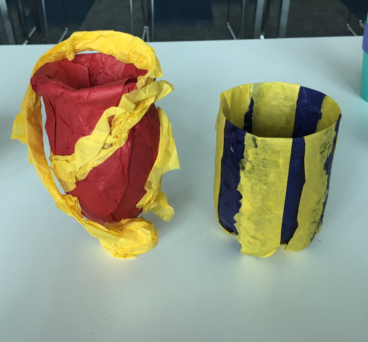 HudResEnv's tweet photo. Session on recycling @cconnect_hud, before and after... https://t.co/G64TQ4KKHW