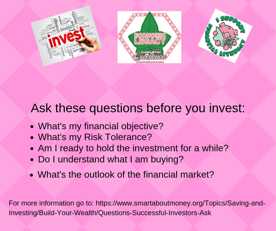 OmicronTauOmega's tweet photo. As we continue with Financial Literacy Month...here’s your #FinancialFriday Investment Tip of the day! #AKA1908 #Excellence #OmicronTauOmega #ΟΤΩ #SpringAKAs #SpringForExcellence #TargetIII #BuildingYourEconomicLegacy https://t.co/lT5qqNDg7f