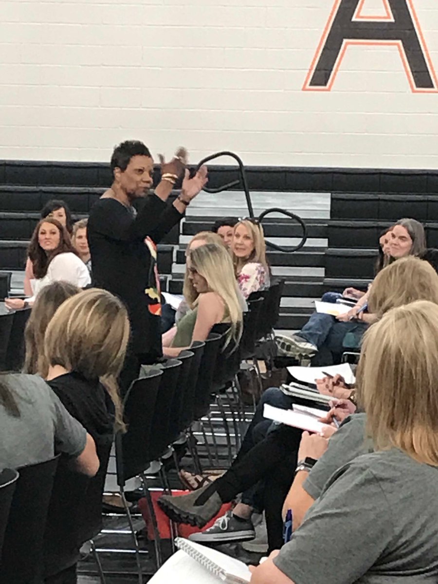 It’s going to be a great day in Calhoun County for K-3 teachers..Marcia Tate is here!!