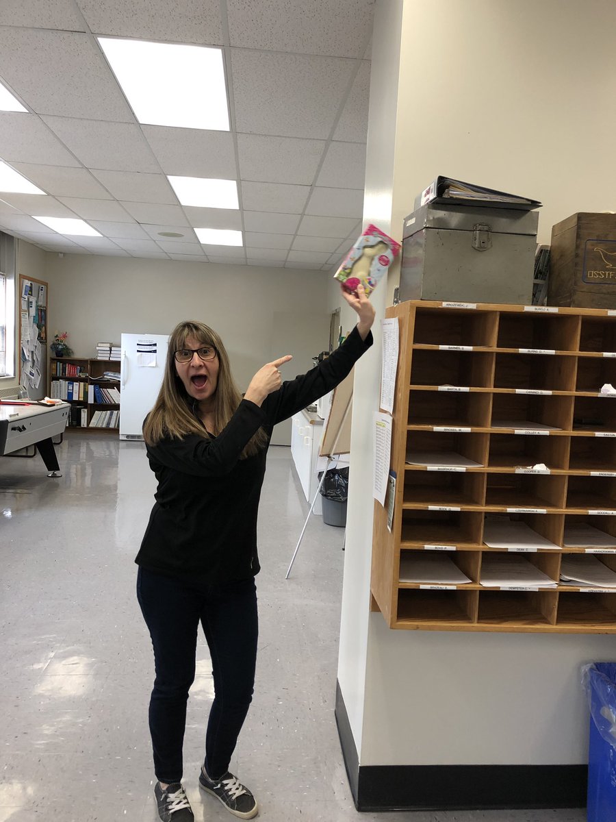 HuronPark's tweet image. HP Staff, the hunt for the chocolate Easter Bunnies is on in the Staff Room!! You have been challenged! @ms_goodall found the first and Mrs. Haggedorn found the second one! Good luck! #StaffFun