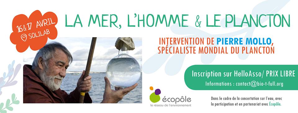 💧💦🌊 ! EXCEPTIONNEL ! Nous aurons l'immense honneur d'accueillir #PierreMOLLO (grand biologiste reconnu pour ses travaux sur le #plancton et les #MicroAlgues) les 16 &amp; 17/04  [2 FORMATS d'intervention] A vos agendas ! &gt;&gt;INFOS &amp; RESAS&gt;&gt;frama.link/Pierre-Mollo&lt;&lt; #Mer #Spiruline
